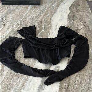 Elegant Black Women's Corset Top